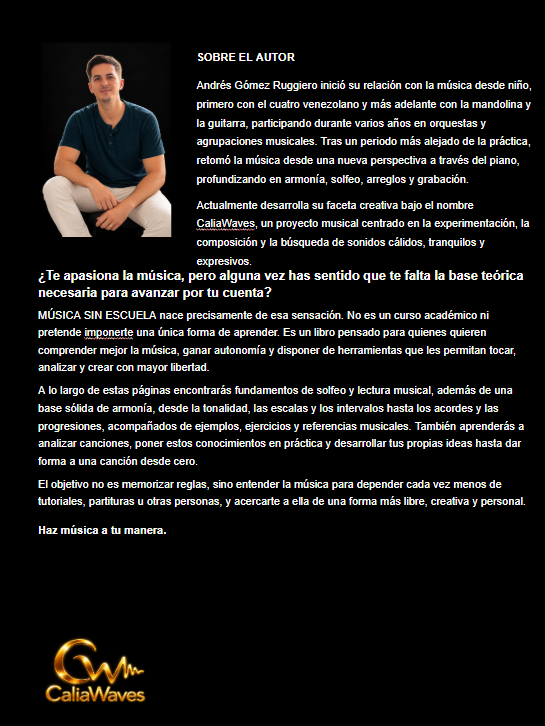 Música sin escuela contraportada